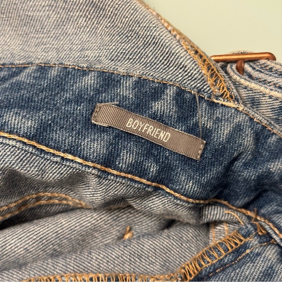 ZARA TRF Distressed Denim Overalls Boyfriend Fit Baggy 90s Y2K Vintage Wash M - Picture 3 of 15